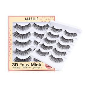 img 4 attached to Eyelashes CALAILIS Eyelashes Reusable Cruelty Free