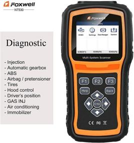 img 4 attached to 🔍 FOXWELL NT530: The Ultimate OBD2 Diagnostic Scanner for Porsche - Read, Erase Error Codes in Multiple Systems