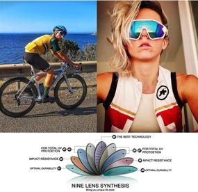 img 2 attached to 🕶️ ZJOVEE Sports Sunglasses: Ideal Eyewear for Men and Women in Cycling, Baseball, Running, Fishing, Golf, and Driving