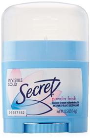 img 2 attached to 🌸 Оставайтесь свежими и уверенными с дезодорантом Secret Power Fresh Solid объемом 0,5 унции.