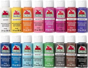 img 4 attached to 🎨 Top-Rated Apple Barrel Acrylic Paint Set: 16 Piece (2-Ounce) - Best Selling Colors Count