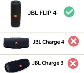 img 3 attached to Co2CREA Hard Carrying Case Replacement For JBL Flip 3 4 Waterproof Portable Bluetooth Speaker (Can&#39