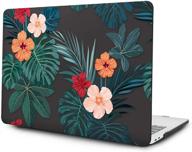 🌸 oneget macbook pro 13 inch case 2020 a2338 m1 - hard shell flowers cover for newest macbook pro 13" with touch bar, a2289/2251 - f10 logo