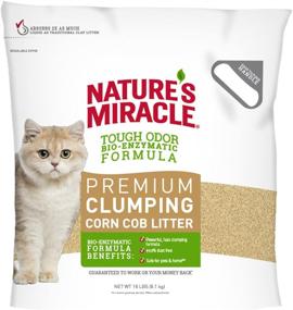 img 4 attached to Nature's Miracle Premium Clumping Corn Cob Litter: Odor-Banishing Bio-Enzymes, Dust-Free Excellence