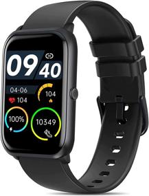 img 4 attached to 📱 MorePro Fitness Tracker: IP68 Waterproof Smart Watch with Blood Pressure & Heart Rate Monitor for Women and Men - Sleep Tracker, Pedometer, Music Control, Weather Updates