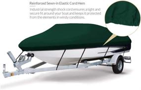 img 2 attached to Seamander Trailerable Runabout Boat Cover Fit V-Hull Tri-Hull Fishing Ski Pro-Style Bass Boats