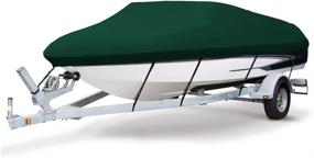 img 4 attached to Seamander Trailerable Runabout Boat Cover Fit V-Hull Tri-Hull Fishing Ski Pro-Style Bass Boats