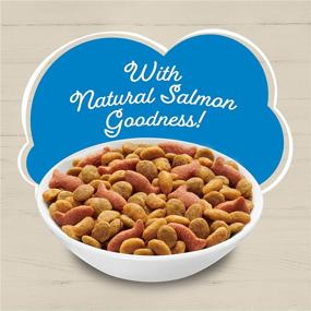 img 2 attached to 🐟 Purina Friskies Ocean Favorites with Natural Salmon - 3.15 lb. Bags (Pack of 4) - Dry Cat Food