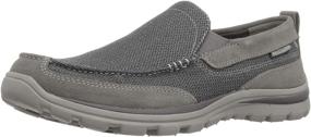 img 4 attached to Skechers Superior Milford Loafer Charcoal