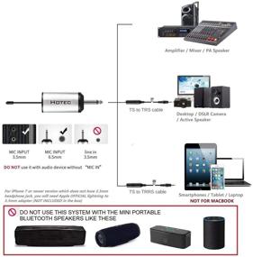 img 1 attached to Трансмиттер микрофона Hotec с возможностью зарядки для выступлений.