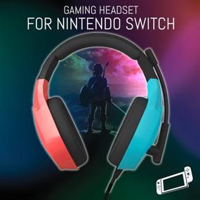 img 1 attached to 🎧 Игровая гарнитура Orzly: микрофон совместим с Nintendo Switch OLED Joycon | Hornet RXH-20 Tanami Edition