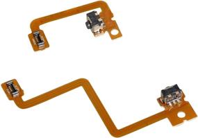 img 2 attached to 🎮 3DS Left Right Shoulder Button Repair Parts - Timorn L R Shoulder Button with Flex Cable (2 Sets)