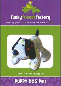 img 1 attached to 🐶 Funky Friends Factory Puppy Dog Pete Sewing Pattern: Create Adorable Stuffed Canine Companions!
