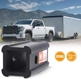 img 2 attached to 🚚 MICTUNING Heavy Duty Steel Trailer Hitch Adapter Receiver - 2" Class III/IV to 1.25" Class I/II, Insert Sleeve Reducer Mount Converter