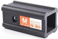 π mictuning heavy duty steel trailer hitch adapter receiver - 2" class iii/iv to 1.25" class i/ii, insert sleeve reducer mount converter logo