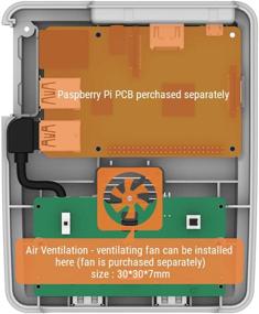 img 1 attached to Ретрофлаг SUPERPi корпус с проводным контроллером: Deluxe Edition для Raspberry Pi 3B+, 2B, 3B JCase Set