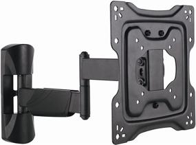 img 3 attached to 📺 Husky Mounts Full Motion Wall Mount Bracket & Arm for 32-42 Inch Flat Screens - Swivels 180°, Adjustable Tilt & Easy One-Person Installation (Hardware Included)