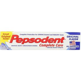 img 3 attached to 🦷 Pepsodent Complete Care Original Flavor Toothpaste - 5.5 oz, Pack of 6, fortified with Fluoride for superior cavity protection