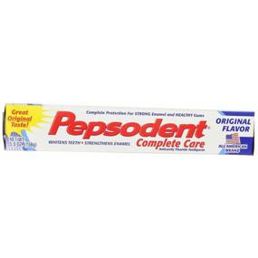 img 2 attached to 🦷 Pepsodent Complete Care Original Flavor Toothpaste - 5.5 oz, Pack of 6, fortified with Fluoride for superior cavity protection