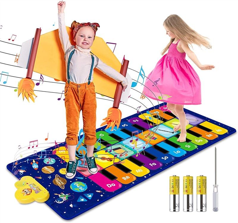 renfox kids musical piano mat 로고