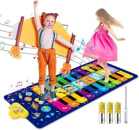 img 4 attached to RenFox Kids Musical Piano Mat: Engaging Education and Entertainment Combined