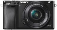фотоаппарат sony a6000 с возможностью смены объектива: набор объектива selp1650 - черный (24,3 мп) - великолепный опыт фотографии логотип