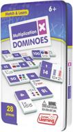 📚 junior learning educational multiplication dominoes for improved seo logo