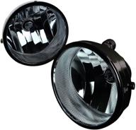 🔦 dna motoring flns001sm smoked fog lights with housing [fits 2004-2016 solara, sequoia, and tundra] logo