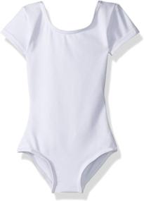 img 1 attached to 👗 Capezio Team Basic Short Sleeve Leotard for Girls