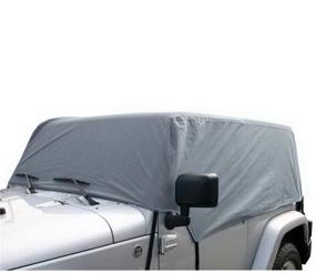 img 1 attached to RAMPAGE PRODUCTS 1263 Grey Breathable Cab Cover (with Top) for 2007-2018 Jeep Wrangler 2-Door