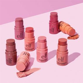 img 1 attached to 🍑 e.l.f. Monochromatic Multi Stick - Creamy & Lightweight Shimmer in Glistening Peach - Effortlessly Versatile & Luxurious Beauty Essential - On-the-Go Easy Blending - 0.155 Oz