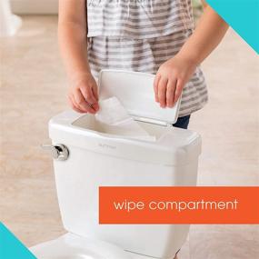 img 1 attached to 🚽 White Summer Infant My Size Potty - Realistic Adult-Like Potty Training Toilet - Convenient to Clean and Empty