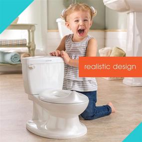 img 3 attached to 🚽 White Summer Infant My Size Potty - Realistic Adult-Like Potty Training Toilet - Convenient to Clean and Empty