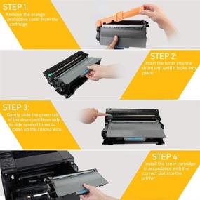 img 3 attached to 🖨️ V4INK 2 Pack Compatible High Yield Toner Cartridge Replacement for Brother TN-780 TN780, Black - Ideal for Brother HL 6180DW, MFC 8950DWT, HL 6100, HL 6180DWT, MFC 8950DW Printer