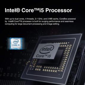img 3 attached to 💻 CHUWI CoreBox Windows 10 Mini PC: Intel i5, 16 ГБ оперативной памяти, 256 ГБ SSD, возможность расширения до 2 ТБ HDD.