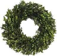 inch real boxwood wreath preserved логотип