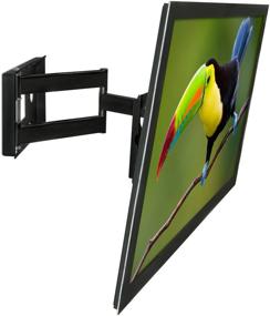img 3 attached to 📺 MOUNT-IT! Full Motion Articulating TV Wall Mount - Supports 32" to 65" Displays, 165 lbs Capacity - Mounting Bracket for Flat Screen, LCD, LED, OLED, Plasma TVs - VESA Compatible 200x200 to 600x400 (BLACK)