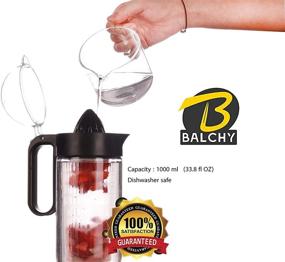 img 1 attached to Balchy Glass Fruit Infusion Pitcher