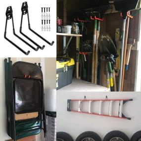 img 2 attached to Garage Storage Hooks Extended Organizer Storage & Organization