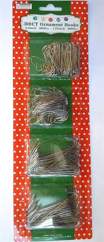 silver ornament hooks pack 300 로고