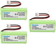 🔋 kastar replacement 3-pack for vtech 8300 / batt-6010 / bt18433 / bt184342 / bt28433 / bt284342 / 80-1326-00-00 / 80-1330-01-00 / 89-1335-00-00 / 89-1339-01 / 89-1344-01 / at3201 / tl86009 logo