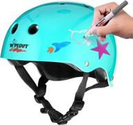 🚲 wipeout dry erase kids helmet: the perfect gear for bike, skate, and scooter adventures logo