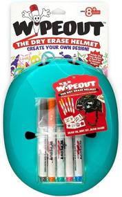 img 3 attached to 🚲 Wipeout Dry Erase Kids Helmet: The Perfect Gear for Bike, Skate, and Scooter Adventures