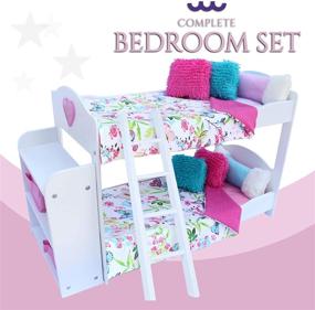 img 3 attached to 🛏️ Doll Bunk Bed by PZAS Toys