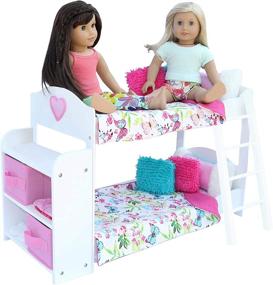 img 4 attached to 🛏️ Doll Bunk Bed by PZAS Toys