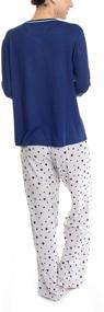 img 3 attached to Hanes Womens Dreamscape Longsleeve Pajama