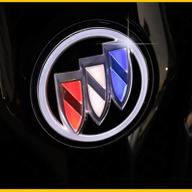 🌟 светящийся значок-эмблема для передней решетки автомобиля с зеркальной поверхностью и чувствительной версией для buick gl8 2018, gl6 2019, regal gs, lacrosse, preferred, essence, avenir - аксессуары с подсветкой led логотип