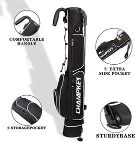 img 2 attached to 🏌️ Lightweight Golf Stand Bag with Comfortable Shoulder Strap for Golf Course and Training - MILLSKY Professional