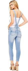 img 1 attached to 👖 Stylish Wax Womens Juniors Length Overalls: Fashionable Women's Clothing