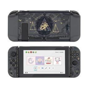 img 4 attached to GeekShare Protective Case for Nintendo Switch - Slim Cover with Shock-Absorption and Anti-Scratch, Land of Mystery [Video Game]